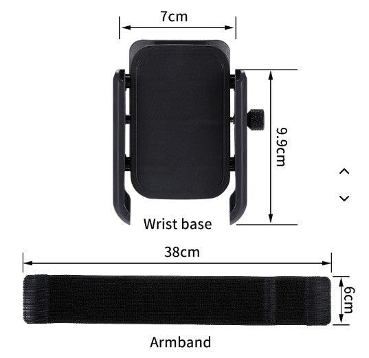 2-in-1 wrist and arm band
