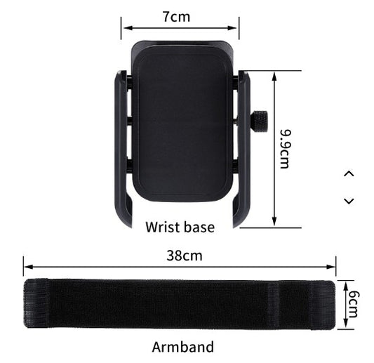 2-in-1 wrist and arm band